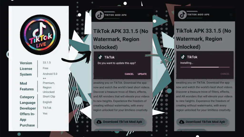 locate Tiktok Mod Apk Download image