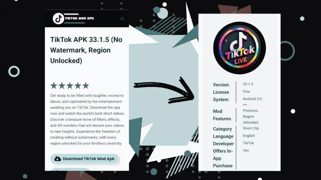 download tiktok mod APK image